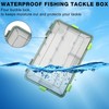 Ramede 6 Pcs Fishing Tackle Boxes Waterproof Airtight Plastic Tackle