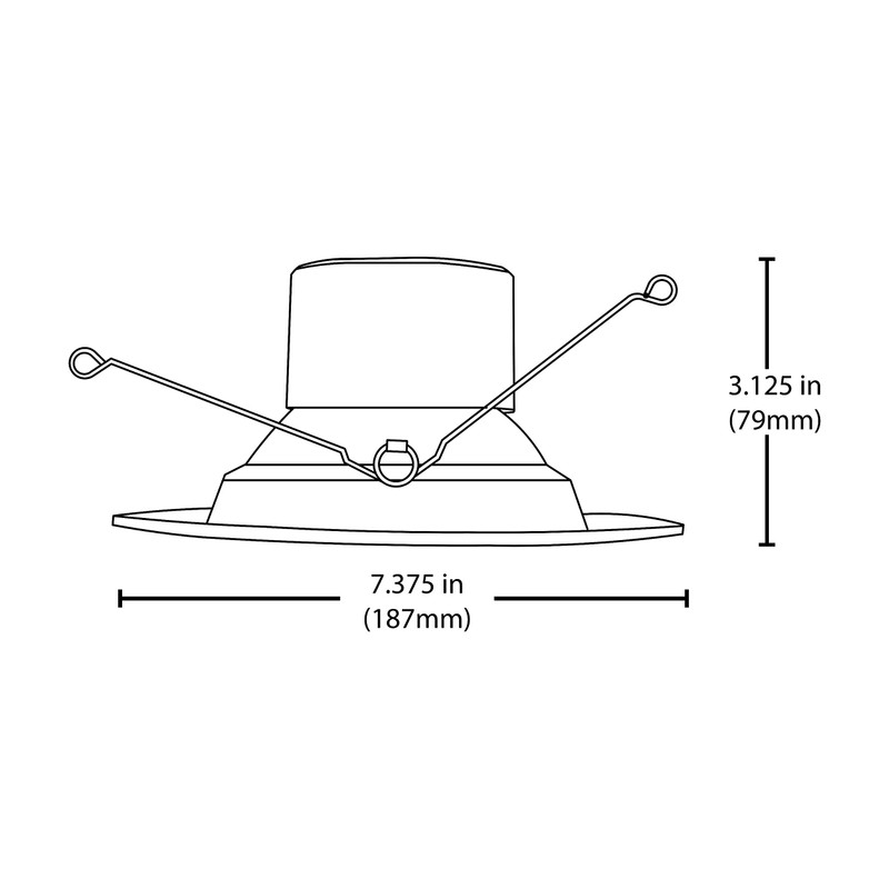 NICOR Lighting DCR561081203KWHBF LED Downlights, White Baffle