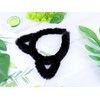 Bonnie Z. Leonardo Plush Cat Ears Headband Black