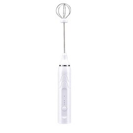 Electric Hand Mixer USB Rechargeable Automatic Egg Beater Milk Frother Large Capacity Battery Operated Milk Mixer