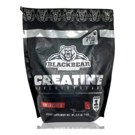 Creatina Monohidratada 1 Kg Blackbear 200 Servicios Bolsa Sabor NA                                                                                    