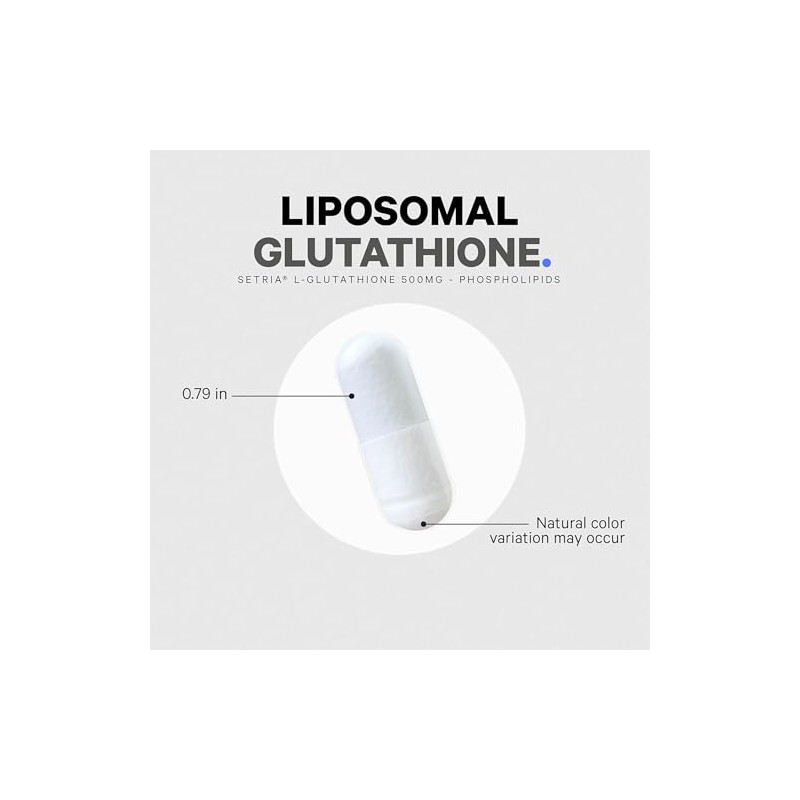 Codeage Suplemento de glutatión liposomal – Piel pura reducida de