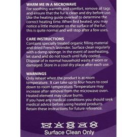 Warmies Wartmies Microwavable French Lavender Scented Plush Elephant - CPELE1