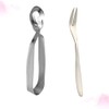 UPKOCH 2pcs Snail Tong Snail Fork Stainless Steel Mini Kitchen