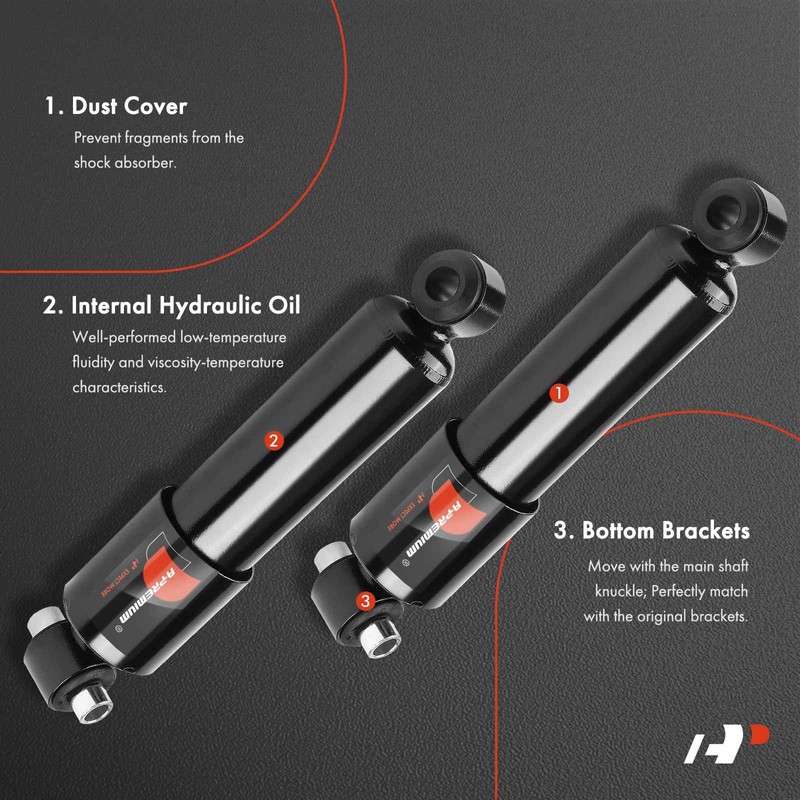 A-Premium Cab Shock Absorber Compatible with Freightliner Cascadia 2009-2017, Columbia