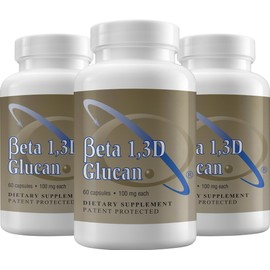 Transfer Point Immune Support Supplement Highly Purified Beta 1,3D Glucan 100 mg per Capsule (beta-glucan Fiber) (Pack of 3)