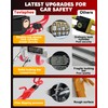 Tevlaphee Steering Wheel Lock Anti-Theft Car Device Heavy Duty Security