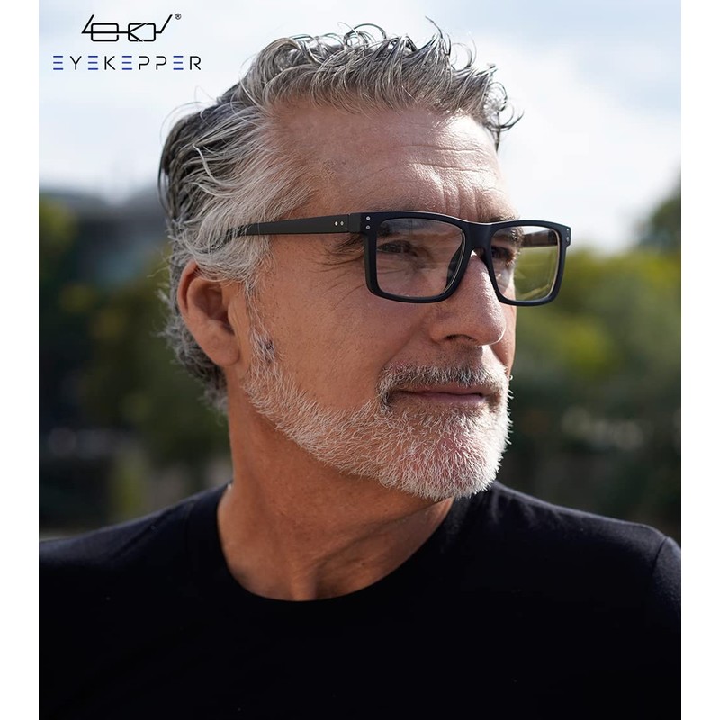 Eyekepper 5-pack Oversized Reading Glasses Square Large Frame Readers for