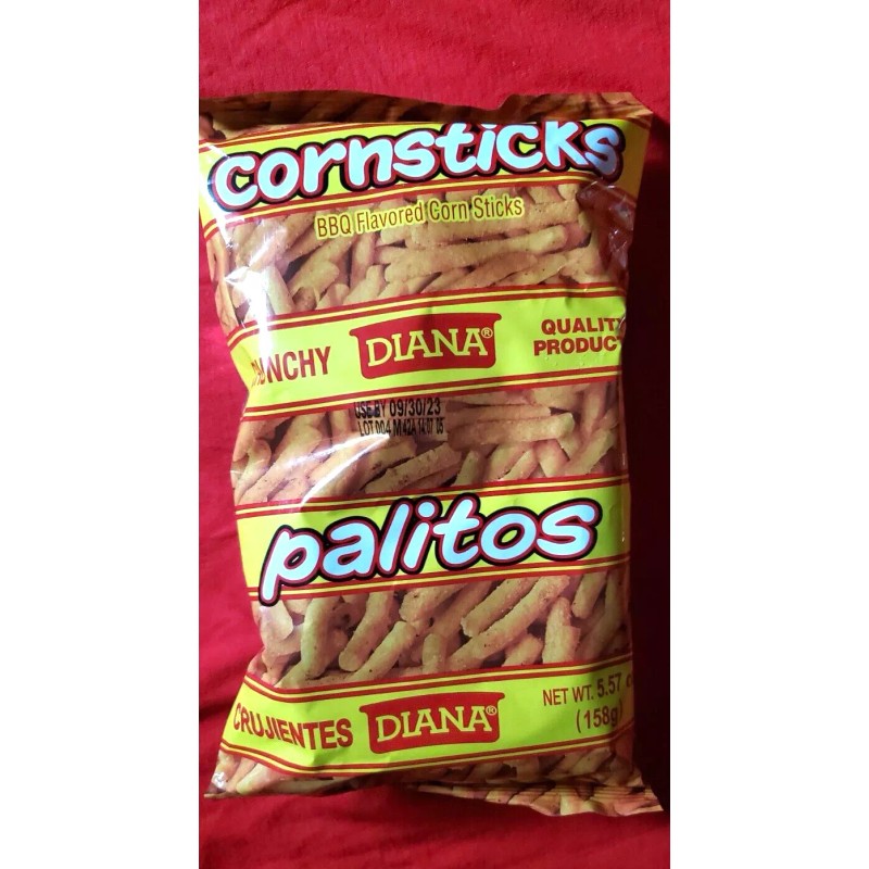 DIANA 4 PACK CRUNCHY CORN STICKS SNACK/ PALITOS DIANA