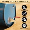 Drum Faucet for 55 Gallon Drum, 2 Inch Brass Barrel