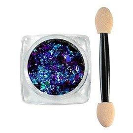 Poudre effet caméléon #8 mauve/turquoise