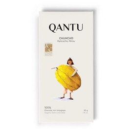 Qantu Chuncho Dark Chocolate Bar 100%, 50 GR