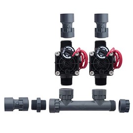 Hunter PGV101-MM 2 Zone Dura Manifold Valve Kit with Flow Control - Slip PGV101G (2 zone)