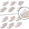 6P Wall-Mounted Multi-Purpose Hooks for Bathroom, Kitchen & Entryway Towels Accessory 4ea