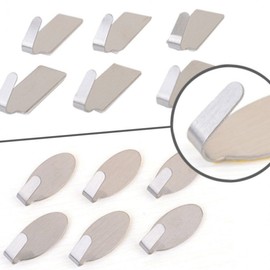 6P Wall-Mounted Multi-Purpose Hooks for Bathroom, Kitchen & Entryway Towels Accessory 4ea