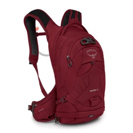 Osprey Raven 10L Women's Biking Backpack with Hydraulics Reservoir, Claret Red