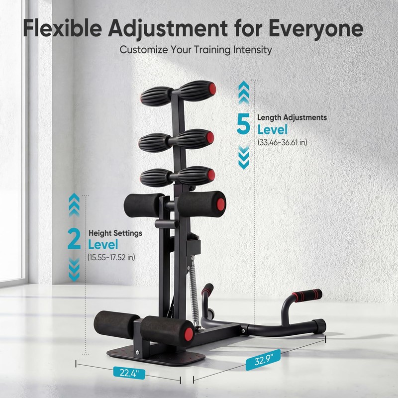 OLIXIS Deep Squat Machine for Women, Adjustable Glutes & Leg