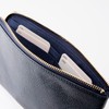 [SLIP-ON] Genuine Leather Wallet Multifunction Pouch OSL Wallet Pouch, Gray