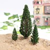 WINOMO 10pcs Model Trees Scenery Landscape Park Street Diorama Scenery