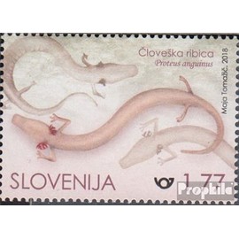 Prophila Collection Slovenia 1313 (complete edition) 2018 Grottenolme (stamps for collectors) Amphibians/Reptiles/Saurers