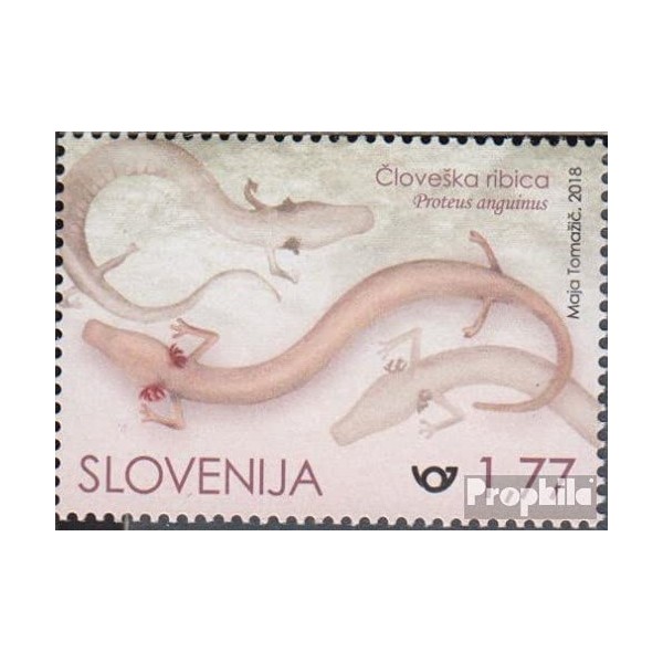 Prophila Collection Slovenia 1313 (complete edition) 2018 Grottenolme (stamps for