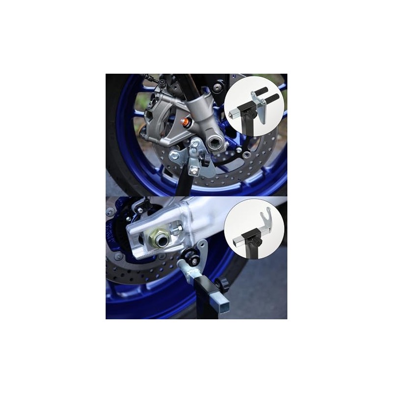 SEFIS D18 Motorcycle Stand Set M8 Prism Bushings Front and