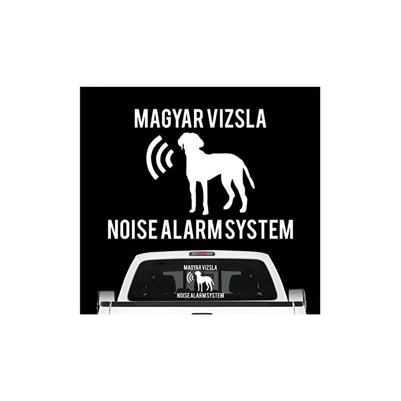 Siviwonder Magyar Vizsla Noise Alarm System Car Sticker Dog Film