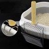 PlushPlumage Metal Litter Scoop with Ultra-Thin Edge - Stainless Steel