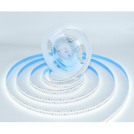 HAASHADA LED Strip Lights，AC110-130V 16.4ft/5m Dimmable SMD 2835 30000LM 1200 LEDs Non-Waterproof LED Lights Strip Tape Ribbon, 2 Times Brightness Than 12V/24V (Daylight White 6000K)