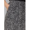 Viscose Midi Skirt with Pockets and Drawstring, black, 36