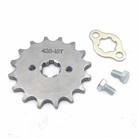428 16T 17mm Motorcycle Front Engine Sprocket for 50cc 70cc 90cc 110cc 125cc 140cc 160cc Dirt Pit Mini Bikes Go Kart ATV Quad Dirt Bike