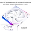 Thermalright TL-M12QW X3 Chassis Fan 120mm Silent,Wireless Splicing,Building Block Fan,PWM