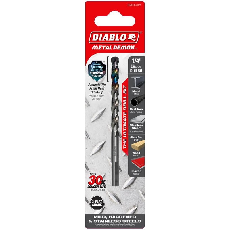 Diablo Metal Demon Drill Bit with Thermal Shield Protective Coating
