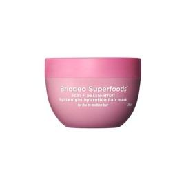 Briogeo Superfoods Acai + Passionfruit - Mascarilla ligera de hidratación para el cabello | Tratamiento acondicionador profundo sin proteínas para cabello seco | Vegano y libre de crueldad | 2 onzas líquidas