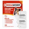 RidaWORM Dog Tablets, One Size, Pack of 2