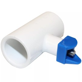 Rite Farm Products 4 HORIZONTAL SIDE MOUNT SCREW IN DRINKER NIPPLE & 1/2" PVC TEE CHICKEN POULTRY