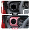 JeCar Dashboard Panel Trim Cover Center Console Decoration Kit Interior