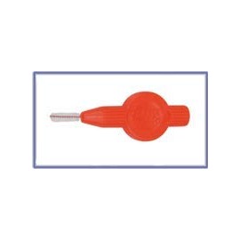 BRACE SPACE Orthodontic INTERDENTAL Brushes for Cleaning Around Braces/Brackets (0.5MM X FINE, RED)