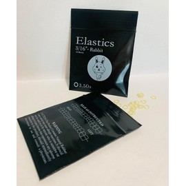 300 unidades - Bandas elásticas de ortodoncia. Pack de 300 bandas elásticas intraorales, bandas de goma dentales. (Amarillo, 3/16"-Medio-3.5 oz)