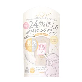 SANA Bare Skin Anniversary Medicated Whitening Fake Nude Cream WT Makeup Foundation White Tea 30g (x1)