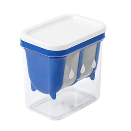 Itisyou Colander Yogurt Yogurt Strainer Yogurt Strainer Container Colander Yogurt Yogurt Whey Separator Homemade Soy Milk Yogurt Kitchen Utensils Home Reusable 650ML (Blue)