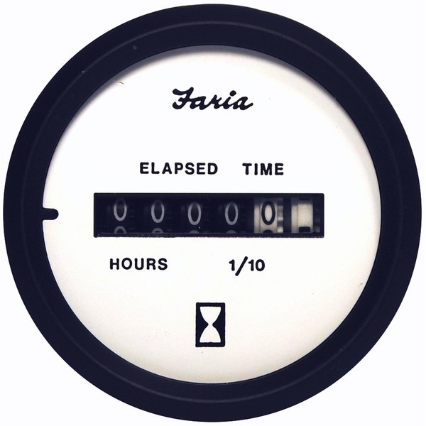 FARIA BEEDE "12913 Euro Digital Hourmeter (12-32 VDC) - 2"",