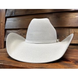 Bull Shadow Genuine 100% Felt Fine Wool 6X  Western Hat Aspen Silver-5423 - 7 1/2