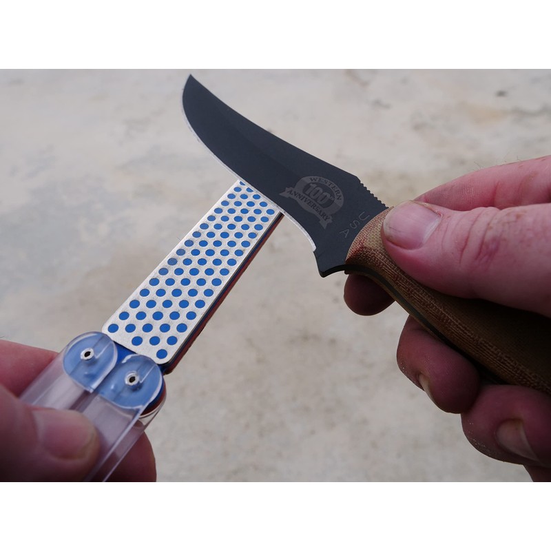 DMT FWFC DuoSharp Double-Sided Diamond Sharpening Stone for Knives and
