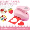 LOONENG LOONENG 2 Inch Heart Punch, 50mm Heart Lever Action