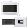 Lion Electric Surface-Mounted Fuse Box, 2-6 Modules, 1-Row Control Cabinet,
