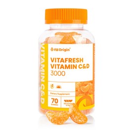 Ende Origin Vita Fresh Vitamin C & D 3000 Kkumi, 70 tablets, 1 unit / 엔젯오리진 비타프레쉬 비타민 C 앤 D 3000 꾸미, 70정, 1개
