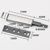LALOCAPEYO 4 Pack Magnetic Push Latches for Cabinets Push to
