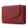 ekavale Women's Wallet with Push Button Flap RFID Soft Leather,