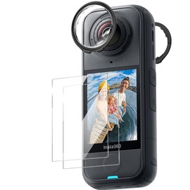 For Insta360 X4 air Film Camera Lens Protector [YEZHU] 9H Japanese Asahi Glass Material Optical Glass Lens Protection Cover Tempered Glass Lens Scratch Resistant High Transparency Fingerprint
